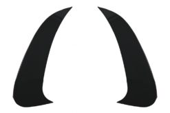 Alternative view of Bakre støtfanger sidefinner klaffer egnet for Mercedes C Class W206 Sport Line (2021-Up) Piano Black