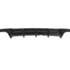 Bakre støtfanger Spoiler Valance Diffuser Dobbel utløp eksospottespisser Svart egnet for BMW 3-serie F30 F31 (2011-2019) M Design |