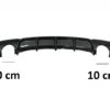 Bakre støtfanger Spoiler Valance Diffuser Dobbel uttak for enkelt eksos egnet for BMW 3-serie F30 F31 (2011-2019) M Performance Design Carbon Film Coating | Bakre støtfanger Spoiler Valance Diffuser Dobbel uttak for enkelt eksos egnet for BMW 3-serie F30 F31 (2011-2019) M Performance Design Carbon Film Coating |