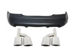 Støtfanger bak egnet for MERCEDES Benz W221 S-klasse (2005-2011) A-design med eksospottespisser