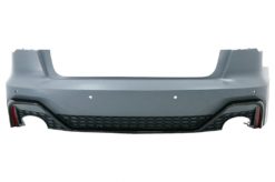 Alternative view of Støtfanger bak passer for Audi A6 C8 4K Sedan (2018-Up) RS Design