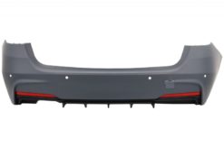 Bakre støtfanger egnet for BMW 3-serie F31 Touring Non LCI & LCI (2011-2018) M-Performance Design Double Single Outlet