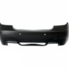 Bakre støtfanger egnet for BMW 5-serie E60 (2003-2007) M5-design med eksospottespisser og bagasjeromspoiler |