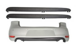 Støtfanger bak egnet for VW Golf 6 VI (2008-2012) med sideskjørt GTI Design
