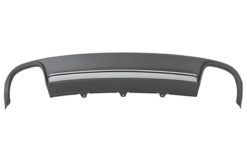 Alternative view of Bakre støtfanger Valance Luftdiffuser Eksoslyddemper egnet for Audi A4 B8 Pre Facelift Limousine Avant (2008-2011) S4 Design