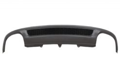 Alternative view of Bakre støtfanger Valance Air Diffuser egnet for Audi A4 B8 Facelift Limousine Avant (2012-2015) med eksospottespisser Halerør S-Line Design kun Standard støtfanger