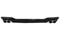 Bakre Bumper Valance Air Diffuser egnet for Audi A5 F5 Facelift S-Line (2020-Up) Piano Black