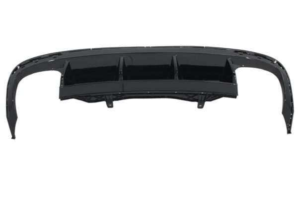 Bakre støtfanger valance diffuser egnet for VW Passat CC (2012-2017) R Line Design Twin dobbel eksos |