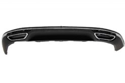 Alternative view of Bakre støtfanger valance diffuser egnet for VW Passat B8 3G (2015-2019) R Line Design Twin Exhaust Chrome finish