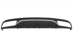 Alternative view of Bakre støtfangerluke med svart eksospottespisser egnet for Mercedes C-klasse C205 A205 Coupe Cabriolet (2014-2019) C63 Design