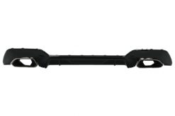 Bakre støtfanger valance diffuser med krom eksosspisser egnet for BMW 3-serie G20 G28 Sedan G21 Touring (2018-2022) M340i M Look