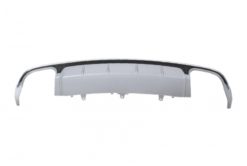 Alternative view of Bakre støtfanger valance diffuser med eksospottespisser og gitter egnet for Audi A6 4G Facelift (2015-2018) Limousine Avant RS6 Design