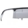 Bakre støtfanger valance diffuser med eksospottespisser og gitter egnet for Audi A6 4G Facelift (2015-2018) Limousine Avant RS6 Design | Bakre støtfanger valance diffuser med eksospottespisser og gitter egnet for Audi A6 4G Facelift (2015-2018) Limousine Avant RS6 Design |