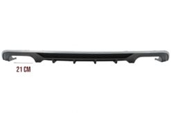 Alternative view of Bakre støtfanger valance diffuser med eksosanlegg egnet for AUDI A3 8V Facelift Sedan Convertible (2016-2019) Standard Bumper (SE) S3 Design