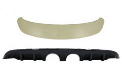 Bakre støtfanger valance diffuser med takspoiler egnet for VW Golf 6 VI (2008-2012) R20 Se kun etter standard støtfanger