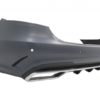 Bakre støtfanger med eksospottespisser egnet for Mercedes E-Klasse W212 Facelift (2013-2016) |