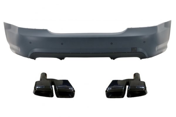Bakre støtfanger med eksosspisser Black Edition egnet for MERCEDES Benz W221 S-Klasse 05-11 A-Design |