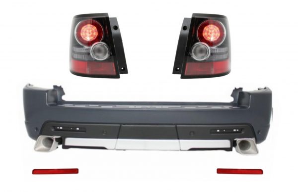Bakre støtfanger med LED-baklykter egnet for Land Range Rover Sport L320 (2005-2013) facelift Autobiography Design |