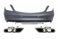 Bakre støtfanger med lyddemperspisser som passer for MERCEDES S-klasse W222 (2013-up) S63 Design