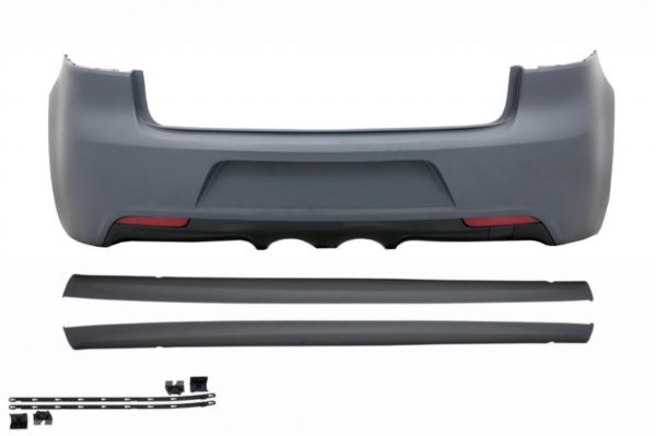 Bakre støtfanger med sideskjørt som passer for VW Golf VI (2008-up) R20 Design |