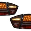 Bakre støtfanger uten PDC egnet for BMW 3-serie E90 (2005-2008) med LED-baklys Smoke M3 Design | Bakre støtfanger uten PDC egnet for BMW 3-serie E90 (2005-2008) med LED-baklys Smoke M3 Design |
