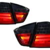Bakre støtfanger uten PDC egnet for BMW 3-serie E90 (2005-2008) med LED-baklys Smoke M3 Design | Bakre støtfanger uten PDC egnet for BMW 3-serie E90 (2005-2008) med LED-baklys Smoke M3 Design |