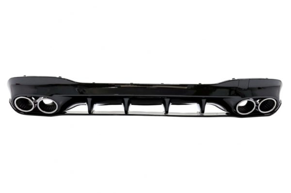 Bakre diffuser og krom eksosspisser egnet for Mercedes CLA X118 Shooting Brake C118 Coupe Sport Line (2019-up) CLA45S Design Aerodynamisk pakke |