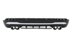 Bakre diffuser og krom eksosspisser egnet for Mercedes GLA SUV H247 Sport Line (2020-) Aero 45S Design