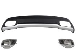 Bakre diffuser og eksosspisser Utløpspakke egnet for Mercedes A-Klasse W176 (2012-2018) Sport Pack