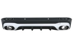 Bakre diffuser med krom eksosspisser egnet for Mercedes GLB X247 SUV (2020-up) GLB 35 Design