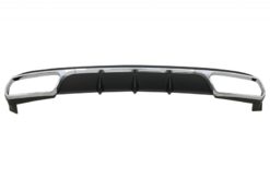 Alternative view of Bakre diffusor med eksospottespisser Krom egnet for Mercedes E-Klasse W212 Facelift (2013-2016) E65 Kun design Standard støtfanger
