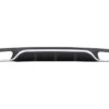 Bakre diffusor med eksospottespisser egnet for Mercedes E-Klasse W213 S213 Standard (2016-2019) E63 Design Svart |