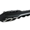 Bakre diffusor med eksospottespisser egnet for Mercedes GLE W166 SUV Sport Line (2015-2018) |