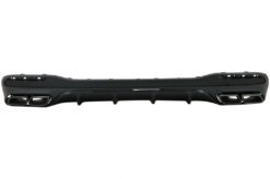 Bakre diffuser med eksospottespisser egnet for Mercedes GLE W166 SUV Sport Line (2015-2018) nattpakke