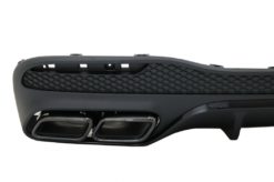 Alternative view of Bakre diffuser med eksospottespisser egnet for Mercedes GLE W166 SUV Sport Line (2015-2018) nattpakke