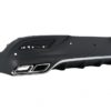 Bakre diffusor med eksospottespisser egnet for Mercedes GLE Coupe C292 Sport Line (2015-2019) Chrome Edition GLE63 Design | Bakre diffusor med eksospottespisser egnet for Mercedes GLE Coupe C292 Sport Line (2015-2019) Chrome Edition GLE63 Design |