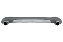 Bakre diffusor med eksospottespisser Utløp egnet for BMW X1 SUV F48 (06.2015-up) M Sport Design