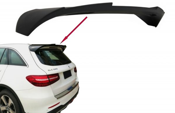 Rear Roof Spoiler Wing Add-on egnet for Mercedes GLC X253 SUV (2015-up) Piano Black |