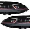 RHD LED-frontlykter egnet for VW Golf 7 VII (2012-2017) Facelift G7.5 GTI Look Sequential Dynamic Turning Lights | RHD LED-frontlykter egnet for VW Golf 7 VII (2012-2017) Facelift G7.5 GTI Look Sequential Dynamic Turning Lights |