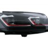 RHD LED-frontlykter egnet for VW Golf 7.5 VII (2017-Up) GTI Look med sekvensielle dynamiske svinglys |