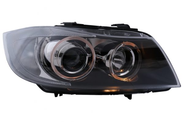 HØYRE SIDE Angel Eyes Xenon-frontlykt egnet for BMW 3-serie E90 Sedan E91 Touring (03.2005-2008) Chorme