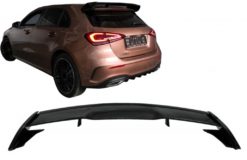 Takbagasjelokk Spoiler passende for Mercedes A-Class W177 Hatchback SE (2018-up) A45 Design Piano Black