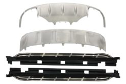 Løpebrett Sidetrinn Off-road glideplater egnet for Porsche Macan (2014-2016)