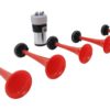 Sett med fem automatiske horn med tre toner Elektrisk 12V trompet modell 5 spor | Sett med fem automatiske horn med tre toner Elektrisk 12V trompet modell 5 spor |