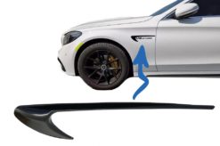 Sideskjermventiler Trim Wing passer for Mercedes C-Klasse W205 S205 E-Klasse W213 S213 Piano Black