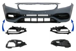 Sidegitter Dekselrammer egnet for Mercedes A Class W176 (2012-2018) Facelift A45 Design