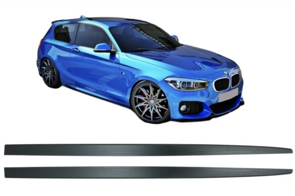 Sideskjørt Add-on Lip Extensions egnet for BMW 1 Series F20 F21 (2011-2018) M-Performance Design