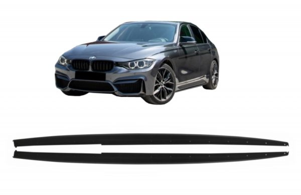 Sideskjørt Add-on Lip Extensions egnet for BMW 3-serie F30 F31 (2011-Up) M-Performance Design |