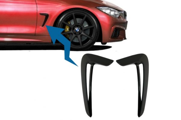 Sideventiler Skjermgitter Luftkanaler egnet for BMW 4-serie F32 F33 F36 (2013-03.2019)