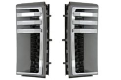 Sideventiler Griller egnet for Land Range Rover Vogue III L322 (2002-2012) Grey Piano Black Edition Ny selvbiografidesign
